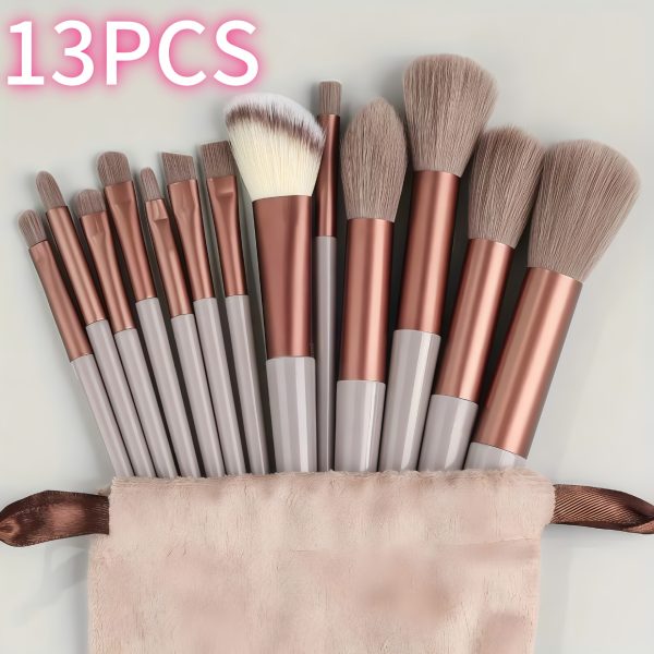 13 piece makeup brush set