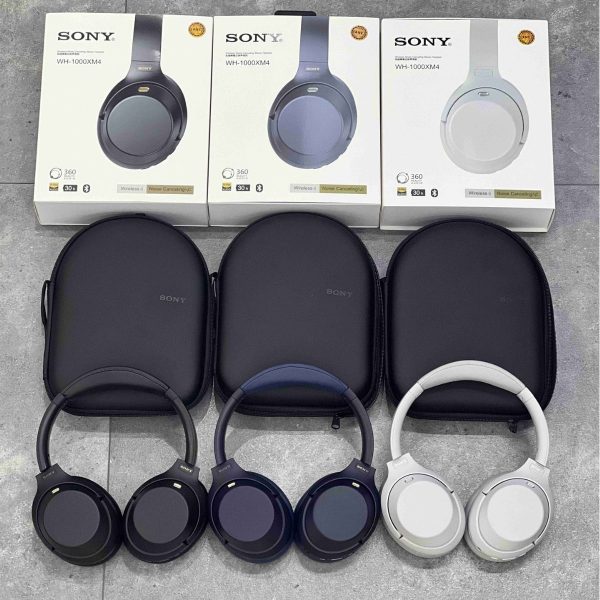 cross border wh 1000xm4 headset wireless sports bluetooth headset is suitable for sony headset foldable noise cancelling model